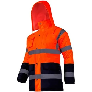 LAHTI PRO Kurtka ostrzegawcza zimowa pomarańczowa rozmiar XL L4090604 LPL4090604 - Odzież robocza - miniaturka - grafika 1