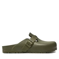 Klapki i japonki damskie - Klapki Birkenstock Boston 1026238 Zielony - miniaturka - grafika 1