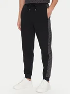 Spodnie sportowe męskie - BOSS Spodnie dresowe Luke 50546839 Czarny Regular Fit - miniaturka - grafika 1