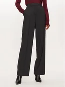 Spodnie damskie - Calvin Klein Spodnie materiałowe K20K207590 Czarny Regular Fit - miniaturka - grafika 1