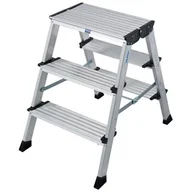 Drabiny - Krause Treppo schodki dwustronne składane 2x3 126030 - miniaturka - grafika 1