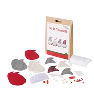 Ozdoby bożonarodzeniowe - Zestaw DIY do samodzielnego stworzenia ozdób, 4 gnomy - miniaturka - grafika 1