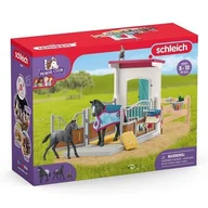 Figurki dla dzieci - Schleich, Figurka kolekcjonerska, Zagroda dla koni z klaczą oraz źrebakiem, 42611 - miniaturka - grafika 1