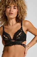 Biustonosze - Hunkemöller Otwarty biustonosz bralette Anna Czarny - miniaturka - grafika 1