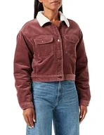 Kurtki damskie - Wrangler Damska kurtka Sherpa, Dahlia., L - miniaturka - grafika 1