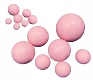 Dodatki do ciast w proszku - Kule czekoladowe ozdoby na tort czekolada dekoracje urodzinowe róż 7szt - miniaturka - grafika 1