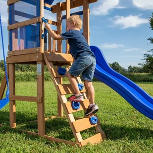 Drewniany Plac Zabaw Aurora Domek Zjeżdżalnia Backyard Discovery Lumarko! - Place zabaw - miniaturka - grafika 3