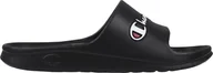 Klapki i japonki męskie - Klapki męskie Champion Cabana Slide czarne S22413 KK001 44 - miniaturka - grafika 1