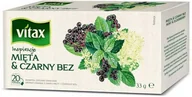 Herbata - VITAX Herbata owocowo ziołowa MIĘTA CZARNY BEZ 20 torebek - miniaturka - grafika 1