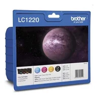 Tusze oryginalne - Tusze Oryginalne Brother LC-1220 CMYK (LC-1220VALBP) (komplet) - miniaturka - grafika 1