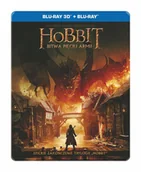 Science-fiction Blu-Ray - GALAPAGOS Hobbit: Bitwa Pięciu Armii 3D. Wydanie rozszerzone (5BD) (steelbook) - miniaturka - grafika 1