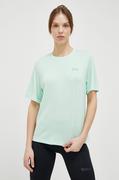 Koszulki sportowe damskie - Helly Hansen t-shirt sportowy Lifa Active Solen RX kolor turkusowy - miniaturka - grafika 1