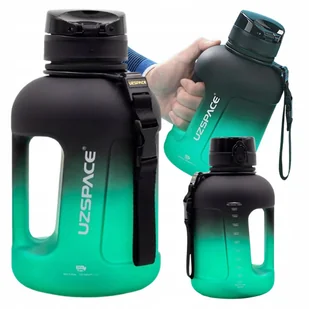 Bidon Butelka na wodę sportowa duża na siłownię fitness w podróż 1700 ml - Shakery i bidony sportowe Bidon Butelka na wodę sportowa duża na siłownię fitness w podróż 1700 ml - Shakery i bidony sportowe - miniaturka - grafika 1