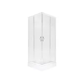 Kabiny prysznicowe - Kabina prysznicowa z brodzikiem Xenia SQ 80 WHITE KERRA - miniaturka - grafika 1