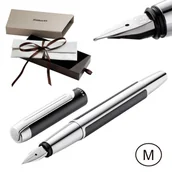 Pióra wieczne - Pelikan Füllhalter PURA P40 M Anthrazit Faltschachtel 817134 - miniaturka - grafika 1