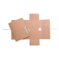 Teczki i skoroszyty - Teczka wiązana szarobrązowa bezkwasowa 320x250x50 800g PRIOR 1szt. /TWMA4/ - miniaturka - grafika 1