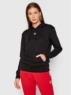 Bluzy damskie - Adidas Bluza adicolor Essentials H06619 Czarny Regular Fit - miniaturka - grafika 1