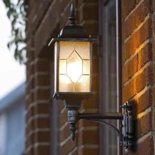 Konstsmide  Milano up - Lampa naścienna, czarno/srebrna 7247.759 - Lampy ogrodowe - miniaturka - grafika 1
