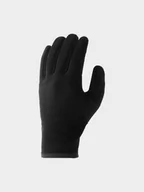 Rękawice narciarskie - 4F, Rękawiczki zimowe Uniseks, 4FAW23AGLOU047-20S, Czarne, Rozmiar XS - miniaturka - grafika 1