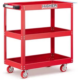 Wózek warsztatowy narzędziowy 3 półki HIGHER 175kg - Wózki magazynowe - miniaturka - grafika 1