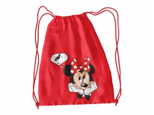WOREK DO SZKOŁY WF/BUTY MYSZKA MINNIE + IMIĘ - Torby szkolne - miniaturka - grafika 1