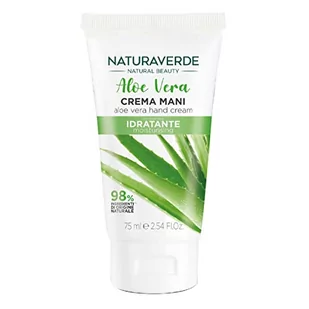Naturaverde | Natural Beauty - krem do rąk z aloesu Vera, krem nawilżający do rąk, krem do skóry dłoni, krem nawilżający, krem nawilżający do rąk, 75ml - Kremy i maski do rąk - miniaturka - grafika 1