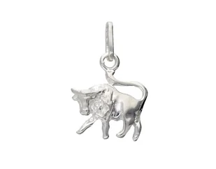 Wisiorek Srebrny Znak Zodiaku Srebro 925 Byk - Wisiorki - miniaturka - grafika 1