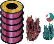 Filamenty i akcesoria do drukarek 3D - filament do drukarek 3D, współwytłaczanie trójkolorowe, średnica 1,75 mm, kolor D 5 kg - miniaturka - grafika 1