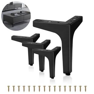 sztuki czarnych metalowych trójkątnych nóg meblowych - 13 cm - ze śrubami - Nogi do stołu meblowego - Ciężkie metalowe meble - Zawiasy, okucia i inne akcesoria sztuki czarnych metalowych trójkątnych nóg meblowych - 13 cm - ze śrubami - Nogi do stołu meblowego - Ciężkie metalowe meble - Zawiasy, okucia i inne akcesoria - miniaturka - grafika 1