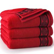 Ręczniki - Ręcznik  50x90cm CZERWONY- Bawełna Egipska - miniaturka - grafika 1