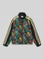 Swetry dla dziewczynek - Bluza dresowa na zamek błyskawiczny, krój regular fit - miniaturka - grafika 1