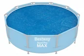 Akcesoria do basenów - Pokrywa solarna 289cm na Basen ogrodowy 305cm/10FT BESTWAY - miniaturka - grafika 1