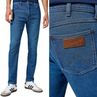 Spodnie męskie - Wrangler LARSTON SLIM Gavin 365WARM DOPASOWANE SPODNIE JEANSOWE W34 L34 - miniaturka - grafika 1