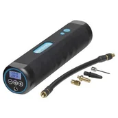 Pozostałe narzędzia pneumatyczne - Topex grupa Kompresor akumulatorowy 12V z końcówkami do pompowania kół materacy piłek 97X501 97X501 - miniaturka - grafika 1