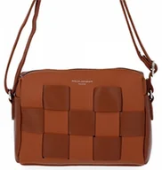 Torebki damskie - Modna Torebka Damska Listonoszka firmy David Jones Ruda - miniaturka - grafika 1