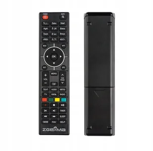 PILOT ORYGINALNY DEKODER ZGEMMA H2 H5 H7 H7S H8 H9 H10 H11 H11S CZARNY NEW - Piloty - miniaturka - grafika 1