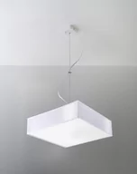 Lampy sufitowe - Sollux Lighting Lampa Wisząca Horus biała mała - SL.0132 - miniaturka - grafika 1