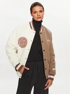 Mercer Amsterdam Kurtka bomber Unisex The All Out Varsity MEAP231007 Beżowy Regular Fit - Kurtki męskie - miniaturka - grafika 1