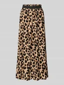 Spódnice - Długa spódnica rozkloszowana z czystej wiskozy model ‘VENEDIG’ - miniaturka - grafika 1