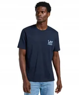Koszulki męskie - T-shirt Lee SUBTLE LOGO TEE 112365456 Rivet Navy XL - miniaturka - grafika 1