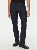 Spodnie męskie - Calvin Klein Jeansy K10K111241 Granatowy Slim Fit - miniaturka - grafika 1