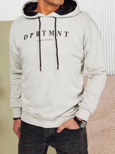 Bluza męska z nadrukiem szara Dstreet BX5679-L - Bluzy męskie - miniaturka - grafika 1