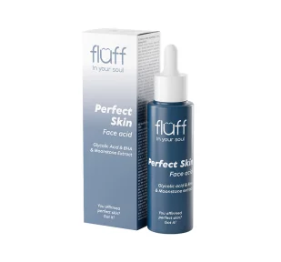 FLUFF In Your Soul Perfect Skin Face Acid Peeling Do Twarzy Wygładzający Kwas Glikolowy &amp; BHA 40ml - Peelingi i scruby do twarzy - miniaturka - grafika 1