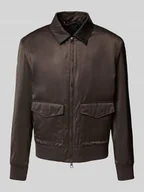 Kurtki męskie - Bomberka o kroju regular fit z dodatkiem bawełny – BECKHAM x BOSS - miniaturka - grafika 1