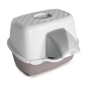 Zolux Kuweta dla kota SMART OUTDOOR jasnobrązowa 56x54,5x39cm - Kuwety dla kotów - miniaturka - grafika 1