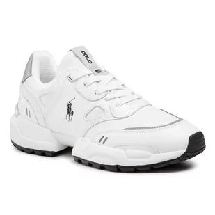 Sneakersy POLO RALPH LAUREN - Polo Jgr Pp 809835371001 White/Black Pp - Sneakersy damskie - miniaturka - grafika 1