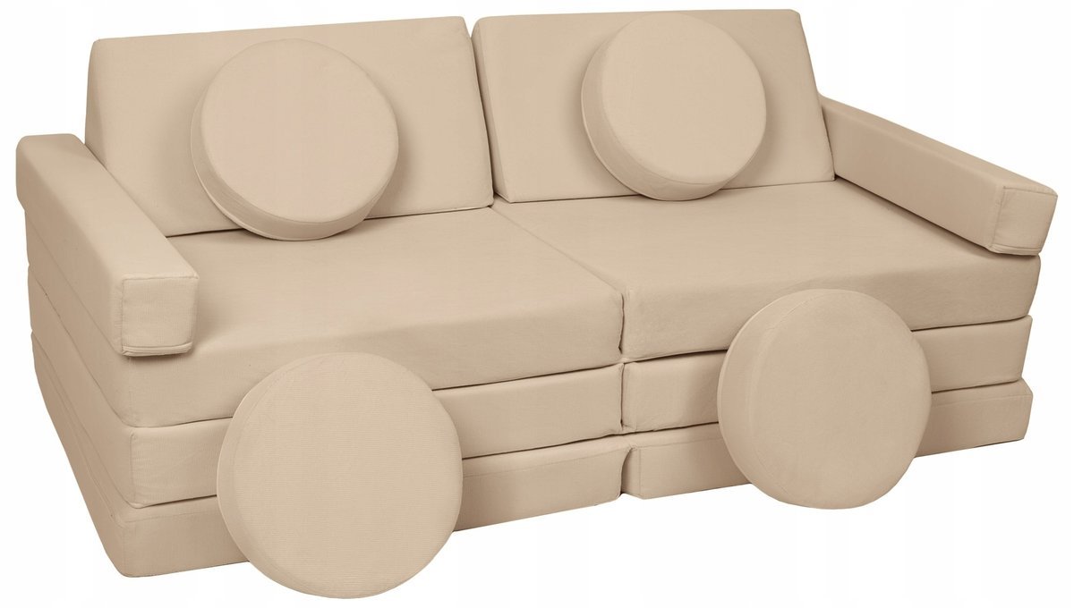 wielofunkcyjna sofa modułowa dla dziecka klocki piankowe samochód z kierown