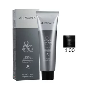 ALLWAVES Profesjonalna farba do włosów 100ml 1.00 - Farby do włosów i szampony koloryzujące - miniaturka - grafika 1