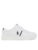 Buty dla dziewczynek - Polo Ralph Lauren Sneakersy Frazier RL01267100 Biały - miniaturka - grafika 1
