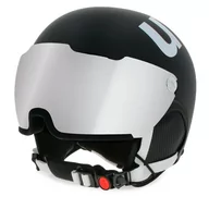 Kaski narciarskie - Kask narciarski Uvex Hlmt 500 Visor 56/6/213/21 Black/White Mat - miniaturka - grafika 1